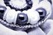 Брошка з перлами і кристалами "Black & White" 1087 фото 2