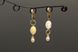 Сережки з перлами та перламутром "Офелія" 1493 фото 1