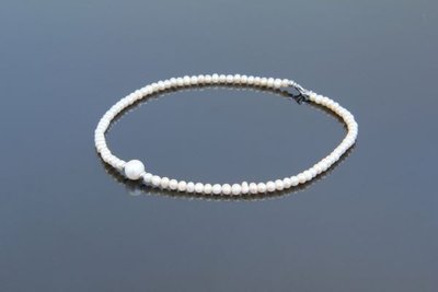 Чокер з натуральних білих барочних перлів "Пауліна" 2436134 фото