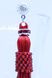 Сережки-китиці червоні "Полум'я" 1305 фото 2
