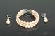 Комплект ювелірної біжутерії з натуральних перлів "Даміана" 1523 фото 3