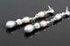 Сережки срібні з натуральними перлами "Rose & Silver" 1288 фото 3