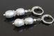 Сережки з натуральними перлами "Silver-Rose Perls" 1348 фото 1