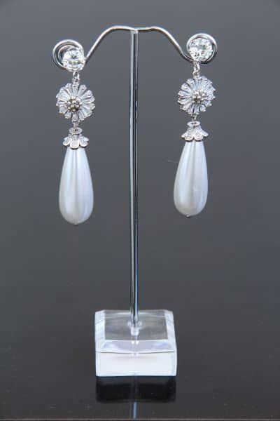 Сережки з перлами "Анабела" 1436 фото