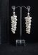 Сережки срібні з перлами "Гроно Перлів" 1297 фото 2