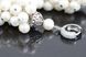 Сережки срібні з перлами "Гроно Перлів" 1297 фото 4