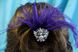 Прикраса для зачіски (шпилька) з кристалами "Violet" 1375 фото 3
