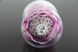 Ялинкова іграшка ручної роботи "Кулька сріблясто-фіолетова" 1528 фото 5