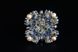 Брошка-орден мереживна з перлами "Аніта" 1073 фото 3
