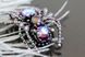 Брошка з кристалами та перлами "Павук New" 108216170167 фото 1