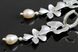 Сережки срібні з перлами "Персі" 1534 фото 4