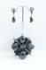 Комплект біжутерії з натуральних чорних каменів "Єкатерина" 1462 фото 3