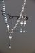 Комплект біжутерії з перлами "Елоїза" 1176 фото 4