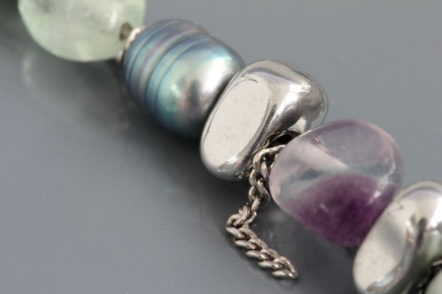 Чокер Ірма з ланцюжками-підвісками та родієвим покриттям