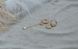 Сережки ланцюжки асиметричні позолочені з перлами та перламутром "Сельма" 2436161 фото 4