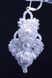 Мереживний комплект біжутерії з перлами "Весільний" 1168 фото 4