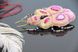 Брошь-жук золотисто-розовая объёмная с кристаллами "Dreamer" 1089 фото 1