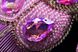 Брошь-жук золотисто-розовая объёмная с кристаллами "Dreamer" 1089 фото 5