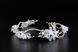 Весільний вінок з кристалами та перлами "Ніколетта" 1011 фото 5