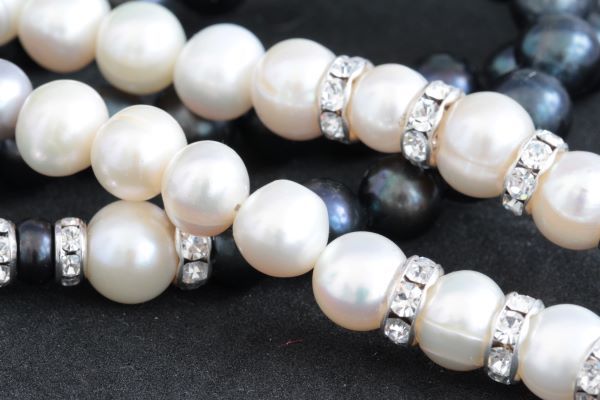 Сотуар (кольє) з натуральних перлів "Леді" 1365 фото