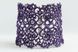 Браслет плетеный кружевной широкий мягкий фиолетовый "Violet" 1035 фото 1