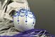 Елочный шарик со стразами "Синий стразик" 1505 фото 3