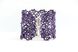 Браслет плетеный кружевной широкий мягкий фиолетовый "Violet" 1035 фото 2