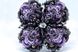 Брошь-орден кружевная фиолетовая с жемчугом "Винтаж" 1076 фото 4