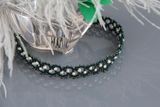 Чокер мереживний Конвалія ручної роботи у техніці фріволіте. Konvaliya handmade lace choker necklace with Japanese beads and pearls