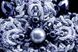 Брошка-орден мереживна срібляста з перлами "Вінтаж" 1074 фото 3