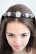 Діадема (обруч) на голову з кристалами та перлами "Crystal Rose" 1411 фото 4