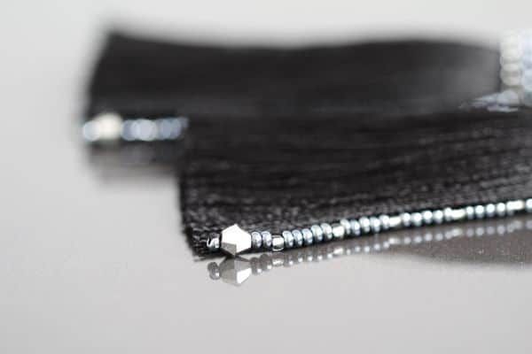 Сережки-китиці чорні "Black" 1310 фото