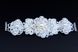 Браслет мереживний широкий білий з перлами "Весільний" 1033 фото 4