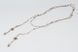 Ларіат Саміра без застібки, довжина 184 см. Samira lariat necklace without a clasp