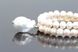 Браслет багатошаровий білий з барочними перлами "Барокко" 1422 фото 4