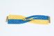 Браслет широкий плетеный желто-голубой "Победа"  1575 фото 4