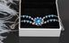 Браслет з синіми кристалами та намистинами "Aquamarine Blue" 1060 фото 6