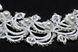 Ожерелье белое кружевное с жемчугом "Зимняя сказка" 1260 фото 3