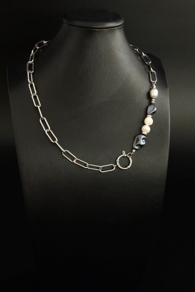 Ланцюжок-намисто з перлами "Майорка" 1494 фото